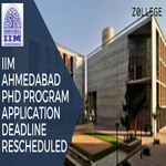 IIM Ahmedabad PhD Program  Application Deadline Rescheduled